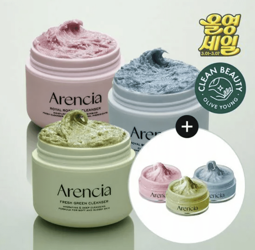 🌸 Arencia Cleanser Set 120g +15g Cleanser🌸 - HLY & CHOCCICO