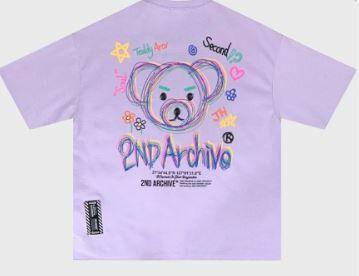 韓國直送🇰🇷 2ND ARCHIVE Art Bear Tee - 4 Color - HLY & CHOCCICO