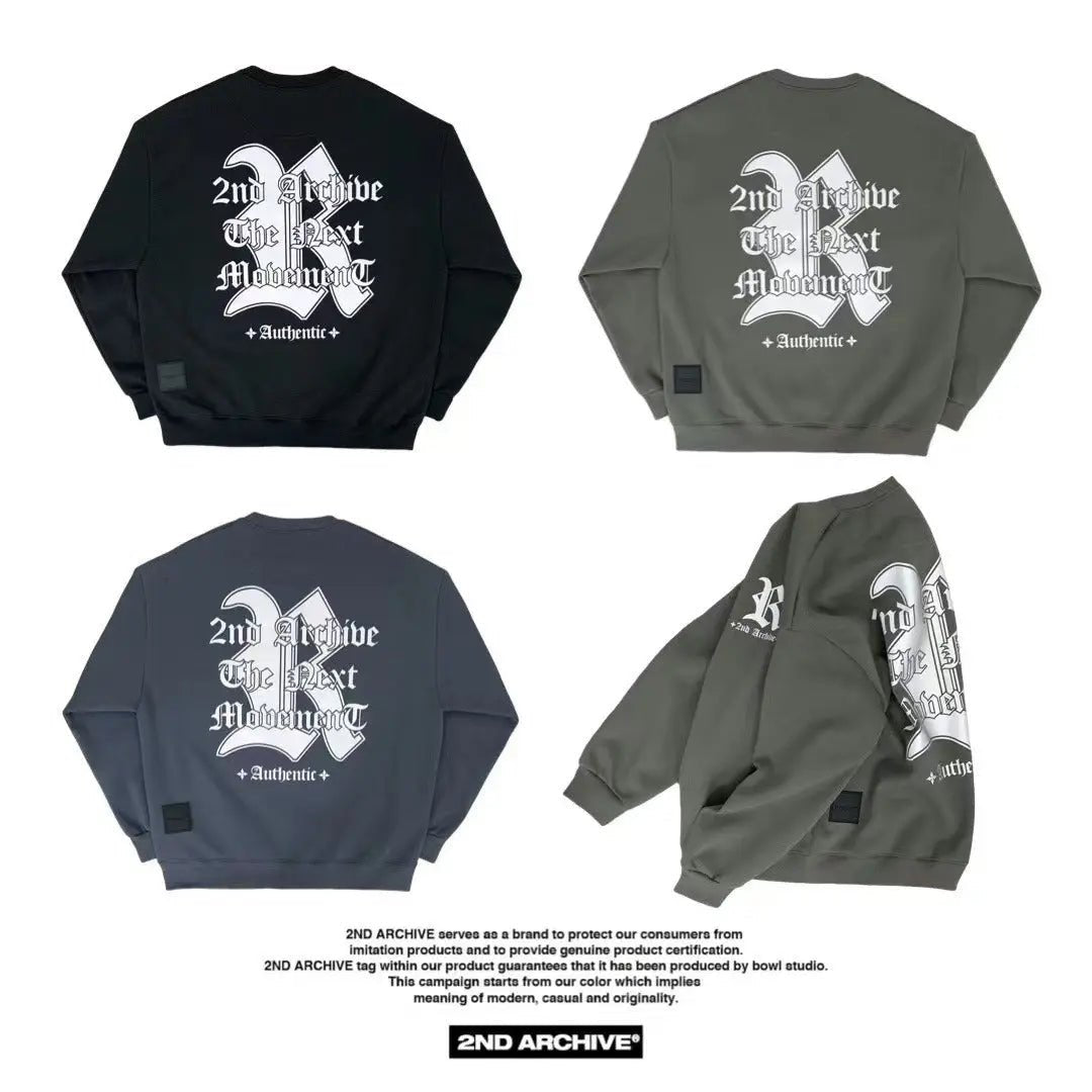 韓國直送🇰🇷 2ND ARCHIVE Authentic 3M Scotch Fleece Sweatshirt - HLY & CHOCCICO