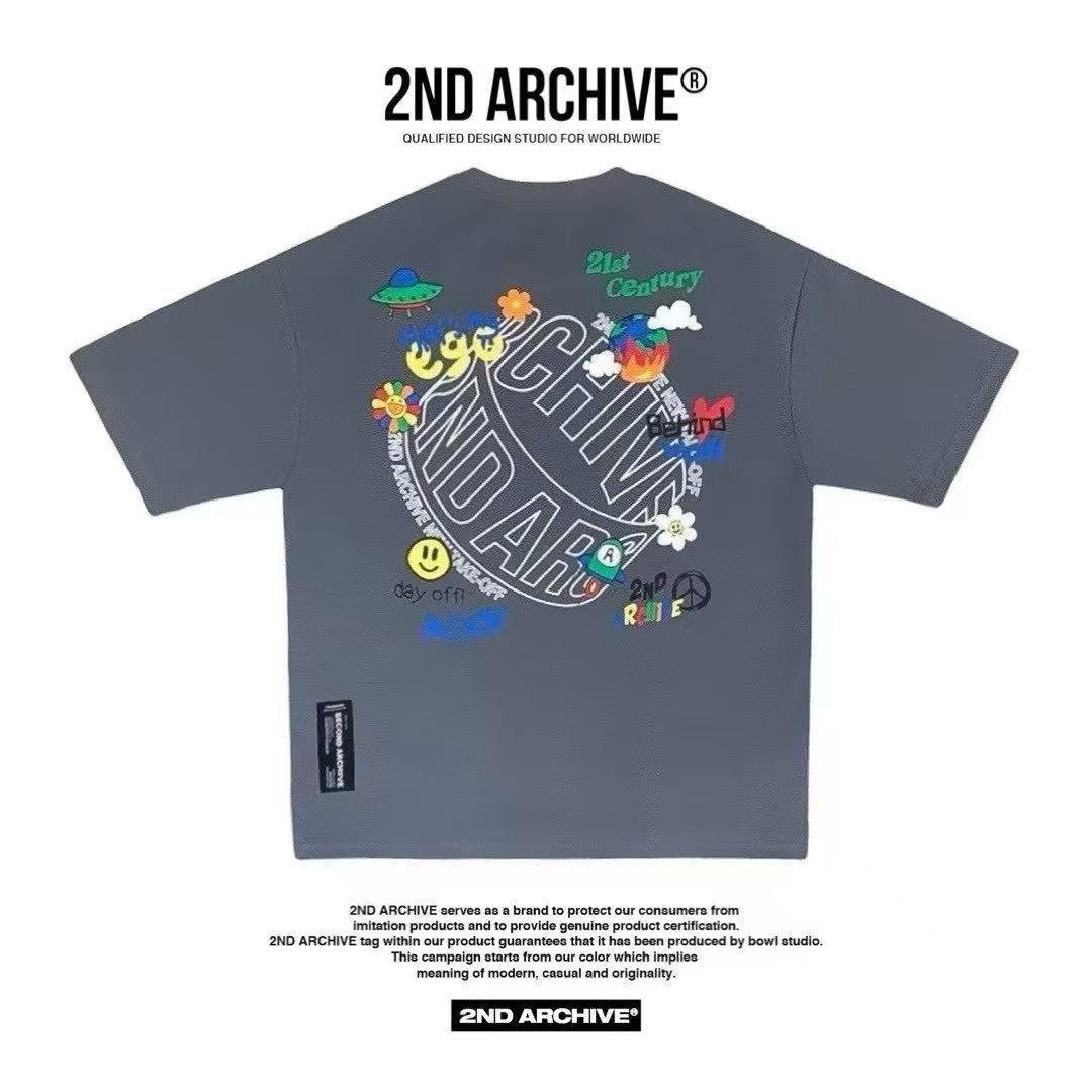 韓國直送🇰🇷 2ND ARCHIVE Foam Circle logo Tee- 4 Color - HLY & CHOCCICO