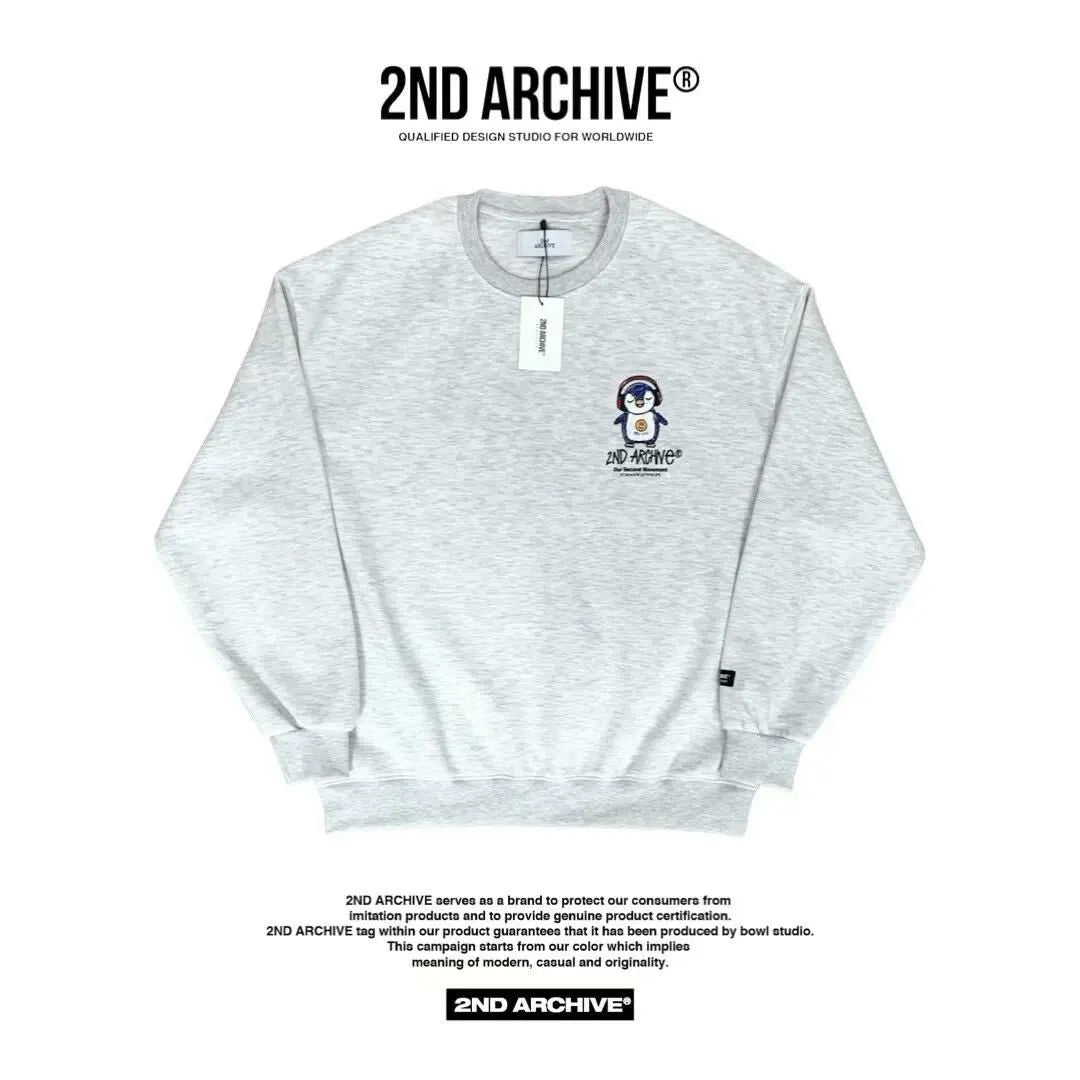 韓國直送🇰🇷 2ND ARCHIVE Headset Penguin MTM Sweatshirt - HLY & CHOCCICO