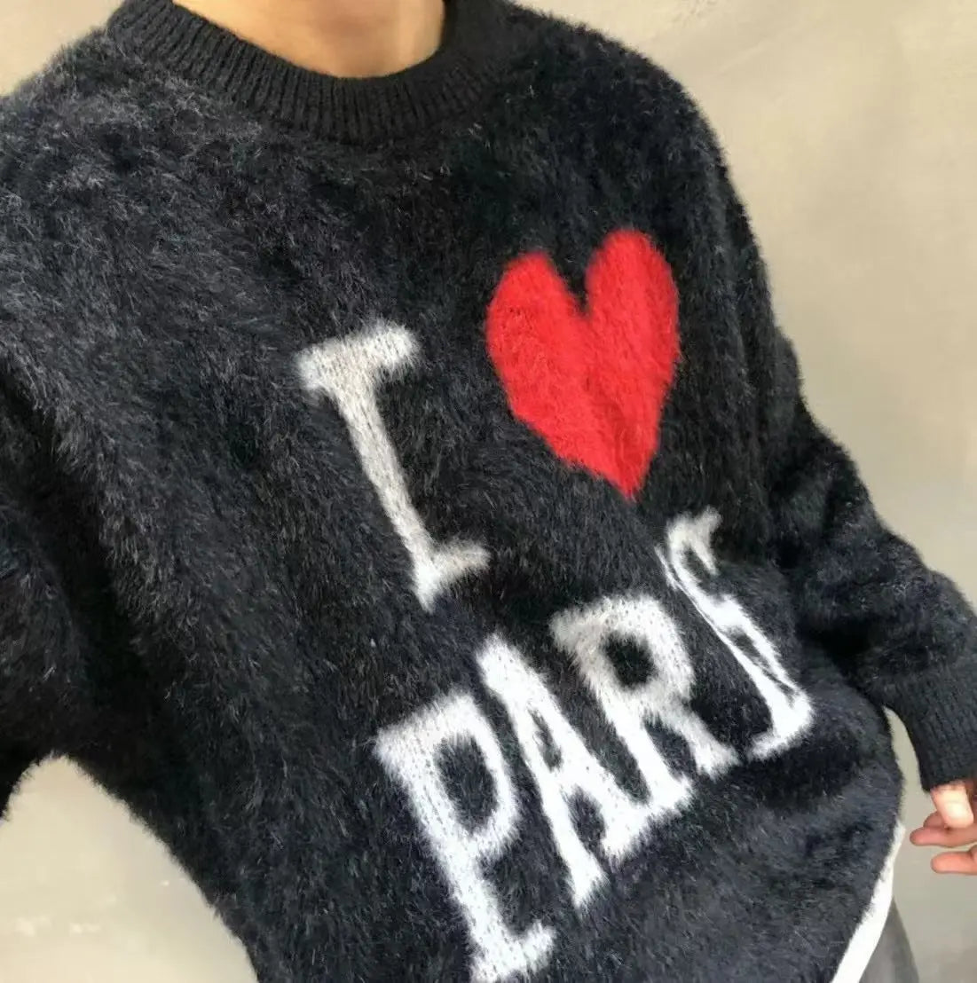 韓國直送🇰🇷 2ND ARCHIVE Paris Love Angora Knit - HLY & CHOCCICO