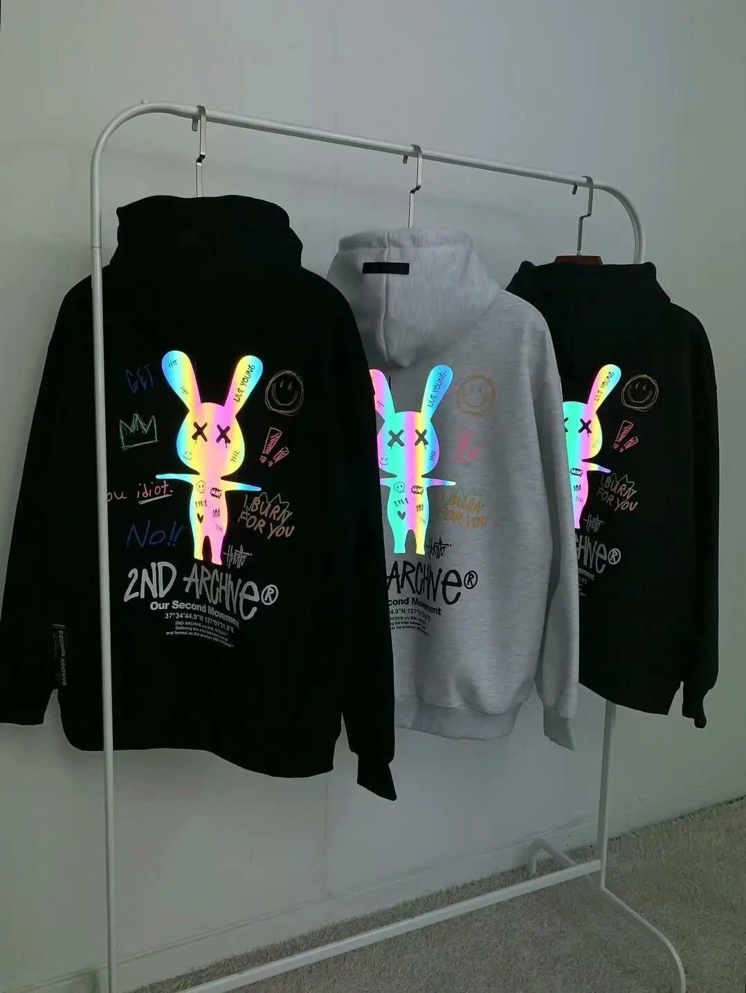 韓國直送🇰🇷 2ND ARCHIVE Rabbit XX Hoodies - HLY & CHOCCICO