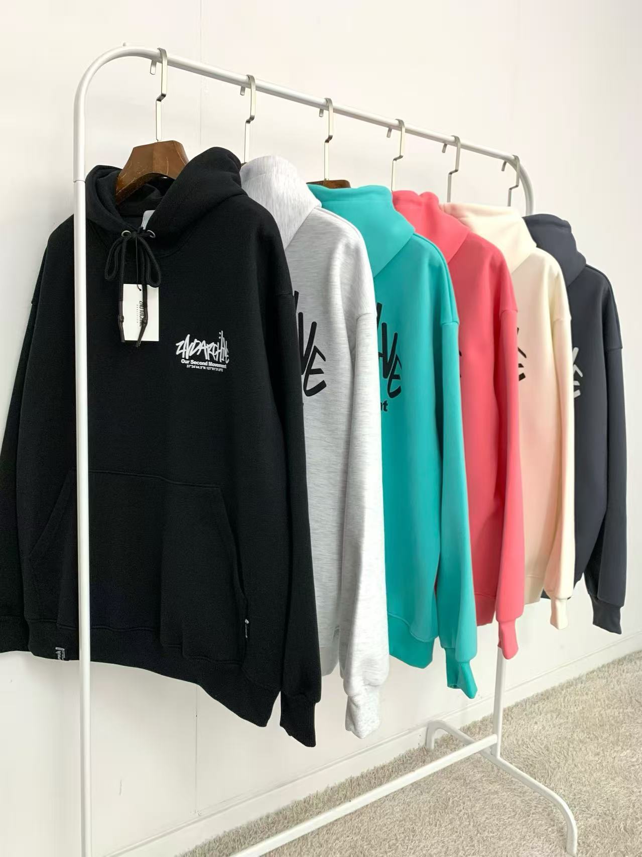 韓國直送🇰🇷 2ND ARCHIVE Signature Logo Hoodie - HLY & CHOCCICO