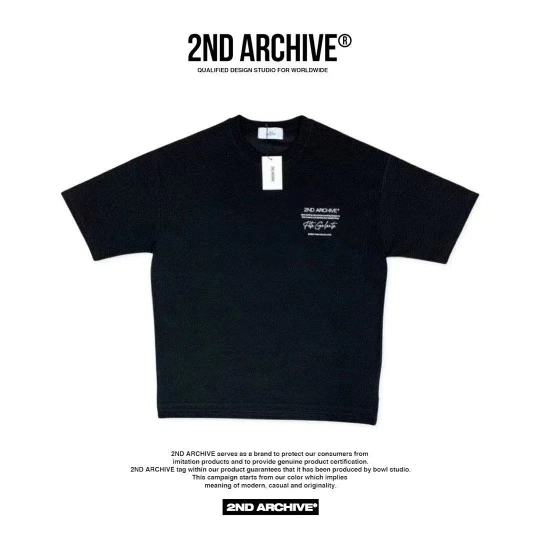 韓國直送🇰🇷 2ND ARCHIVE Statue 3D embroidery T-shirt- 3 Color - HLY & CHOCCICO