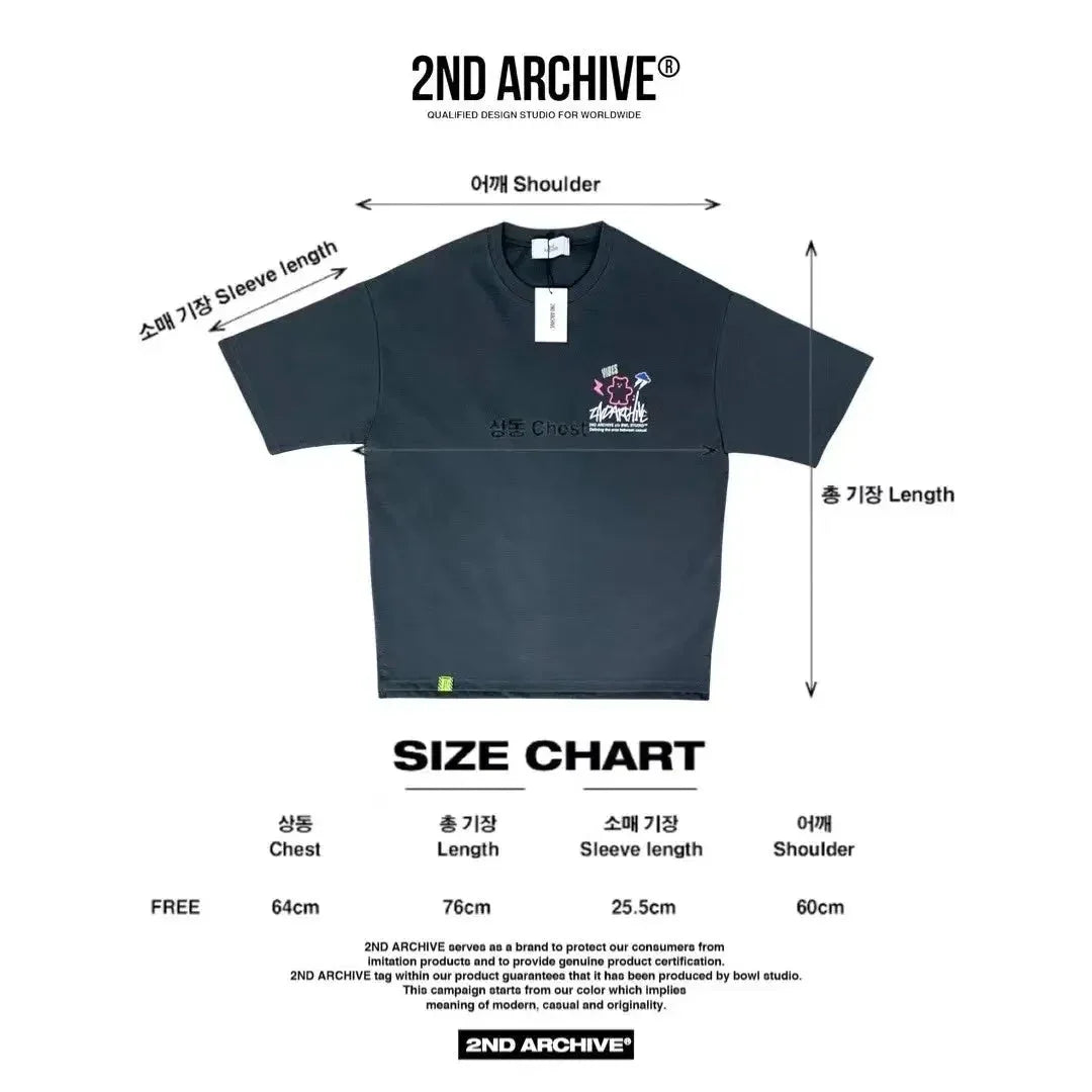 韓國直送🇰🇷 2ND ARCHIVE Vibe Bear Scotch T-shirt -3 Color - HLY & CHOCCICO