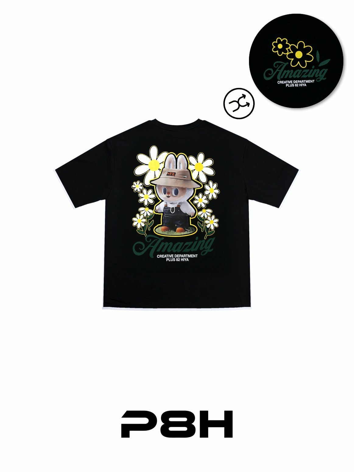 韓國直送 PLUS 82 HIYA Melbang Rabbit Short Sleeve - HLY & CHOCCICO