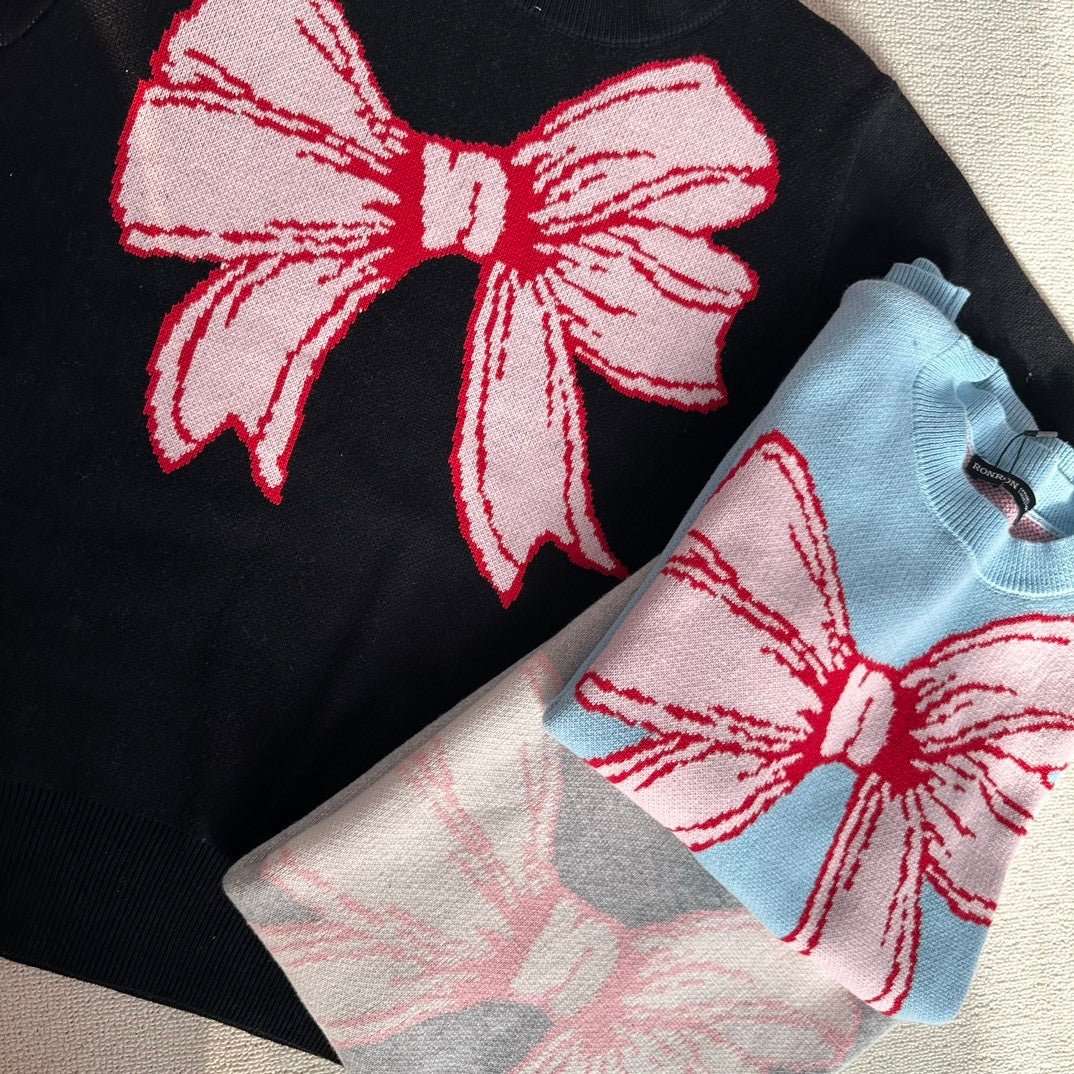 韓國潮牌RonRon knitted short sleeves - 3 Color - HLY & CHOCCICO