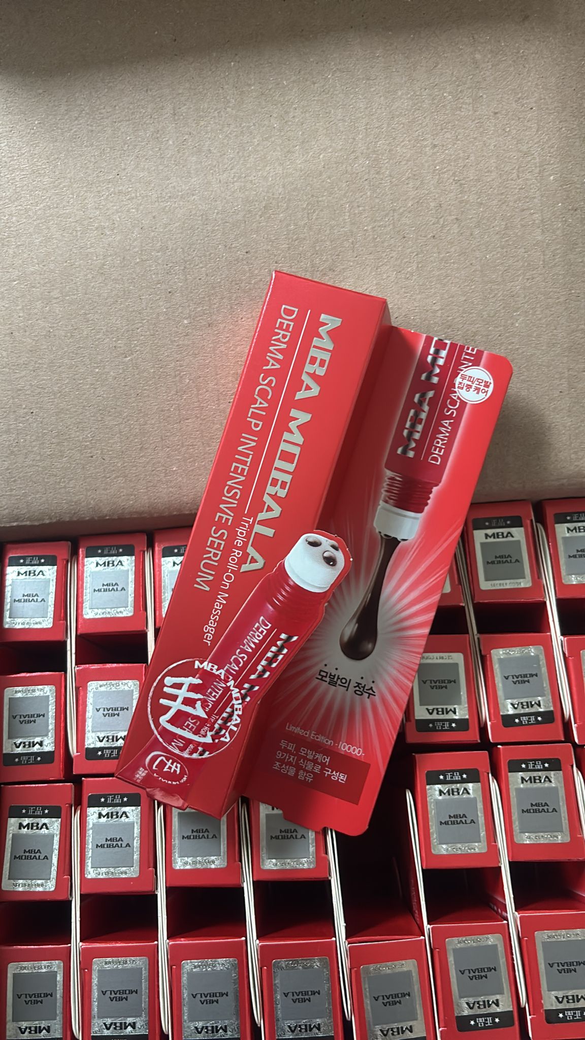 韓國 MBA 魚腥草生髮滾珠紅色限量款(20ml) - HLY & CHOCCICO