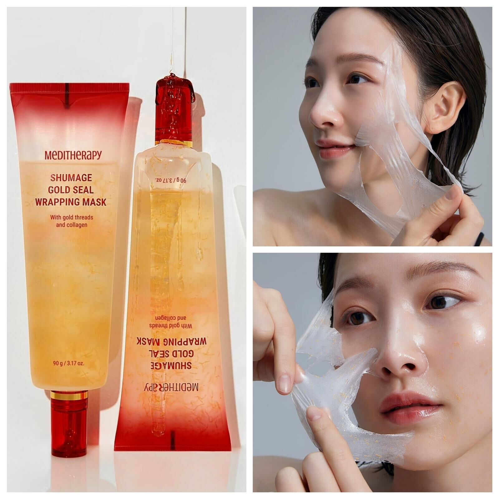 韓國直送Meditherapy 金絲抗老緊緻拉提面膜(90g) - HLY & CHOCCICO