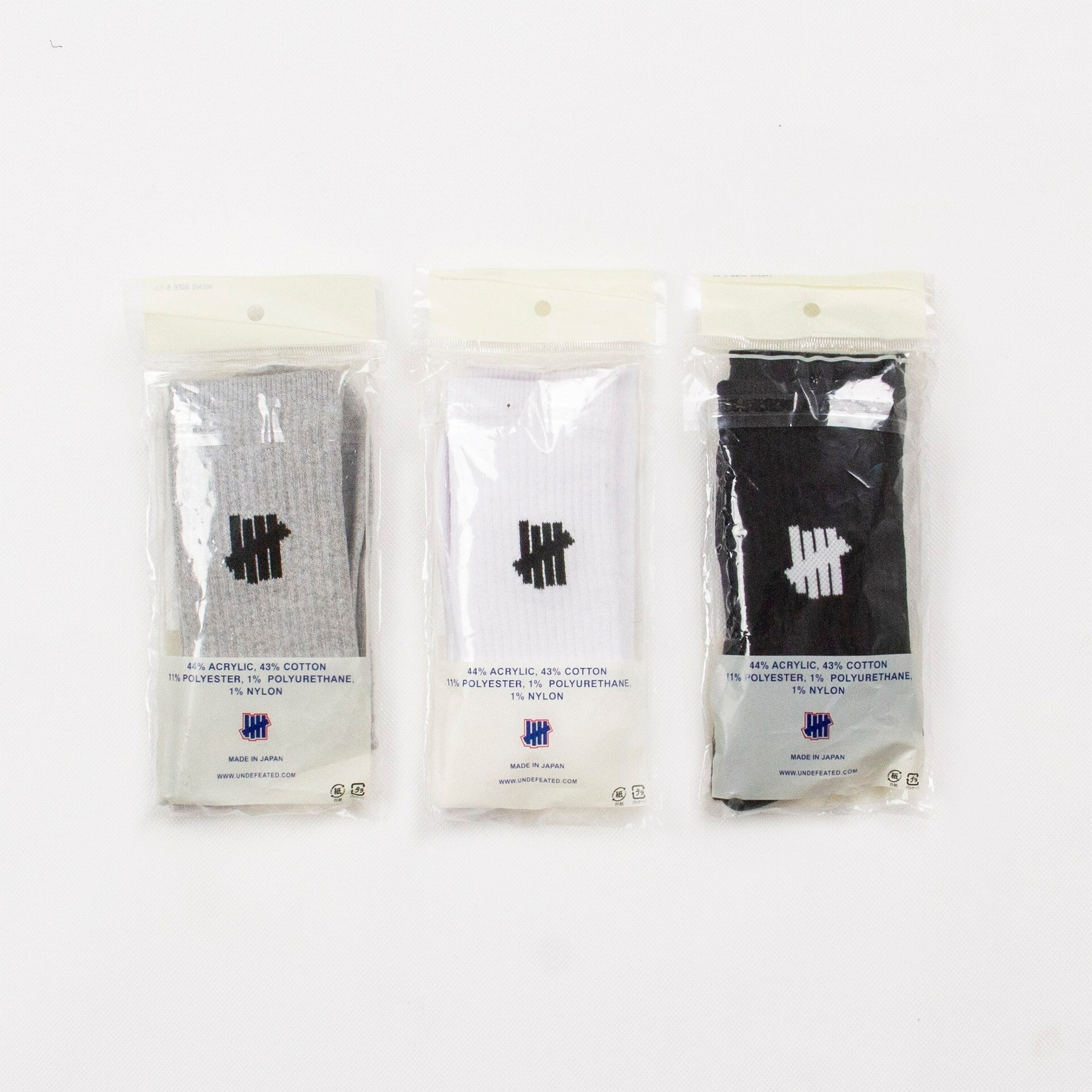 Undefeated Socks (1 Set 3 對 ) - HLY & CHOCCICO