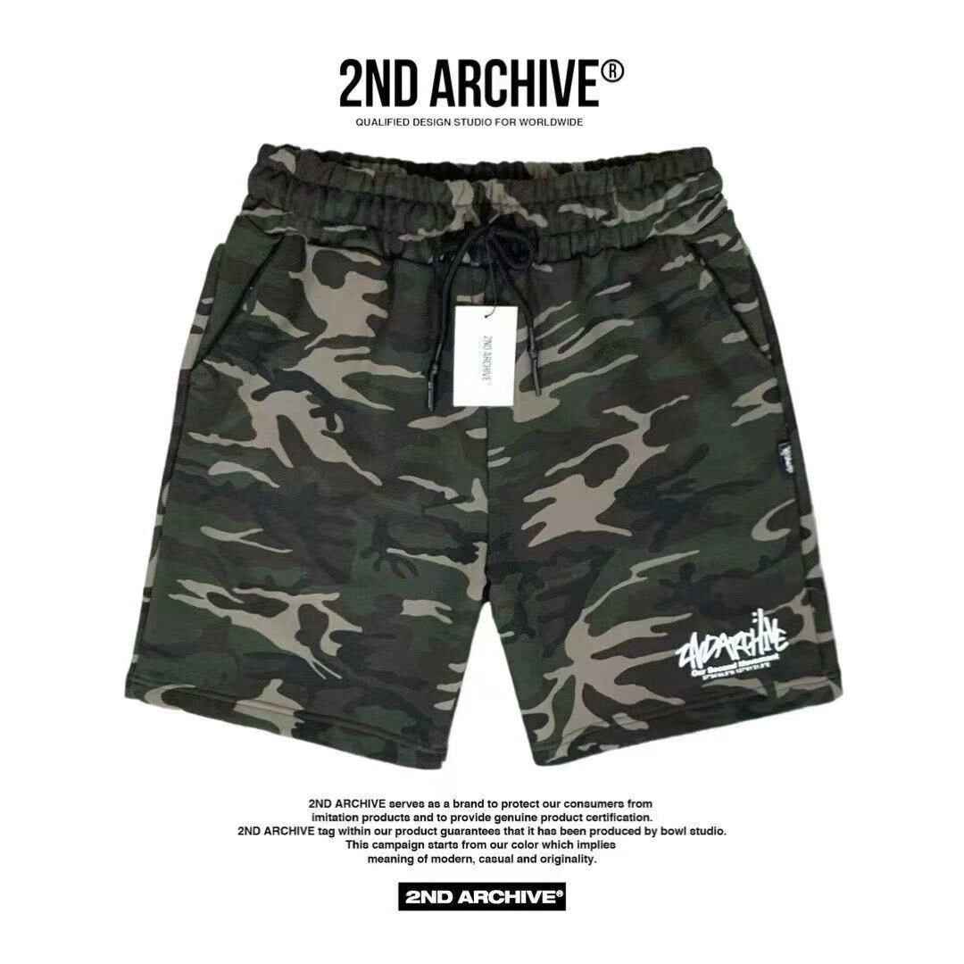 韓國直送 2ND ARCHIVE Camo Signature Logo Shorts