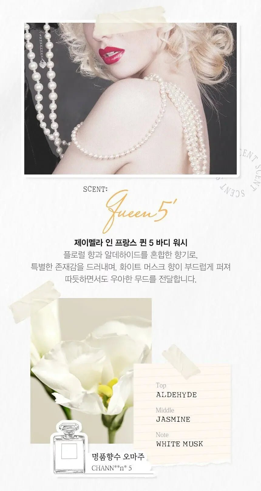 韓國 Jmella 法國香水保濕沐浴露1000ml ✨5款香味選擇✨ - HLY & CHOCCICO