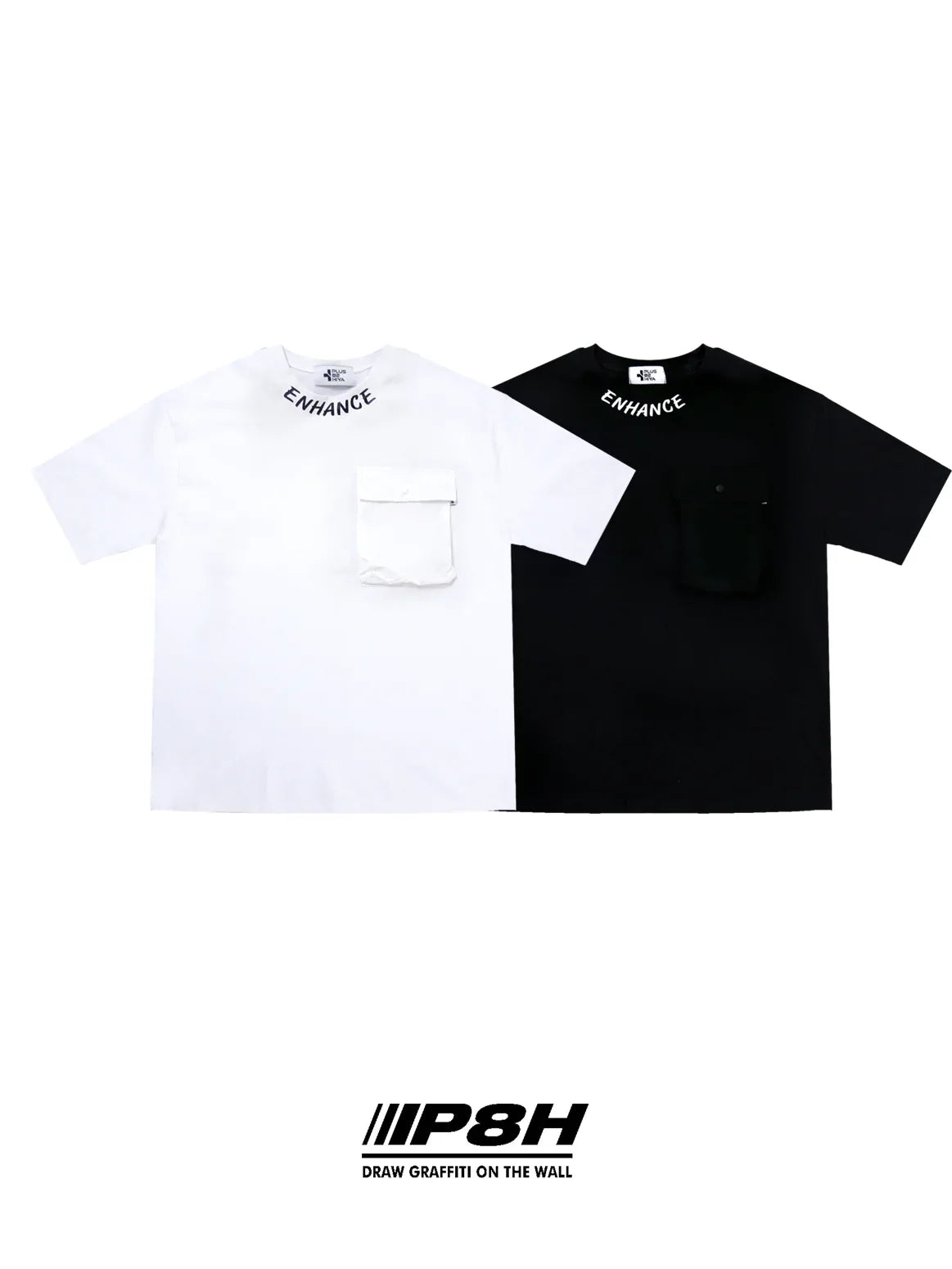 【一口價$295/件】🇰🇷韓國直送🇰🇷 PLUS 82 HIYA Line pocket Short Sleeve -2 Color - HLY & CHOCCICO