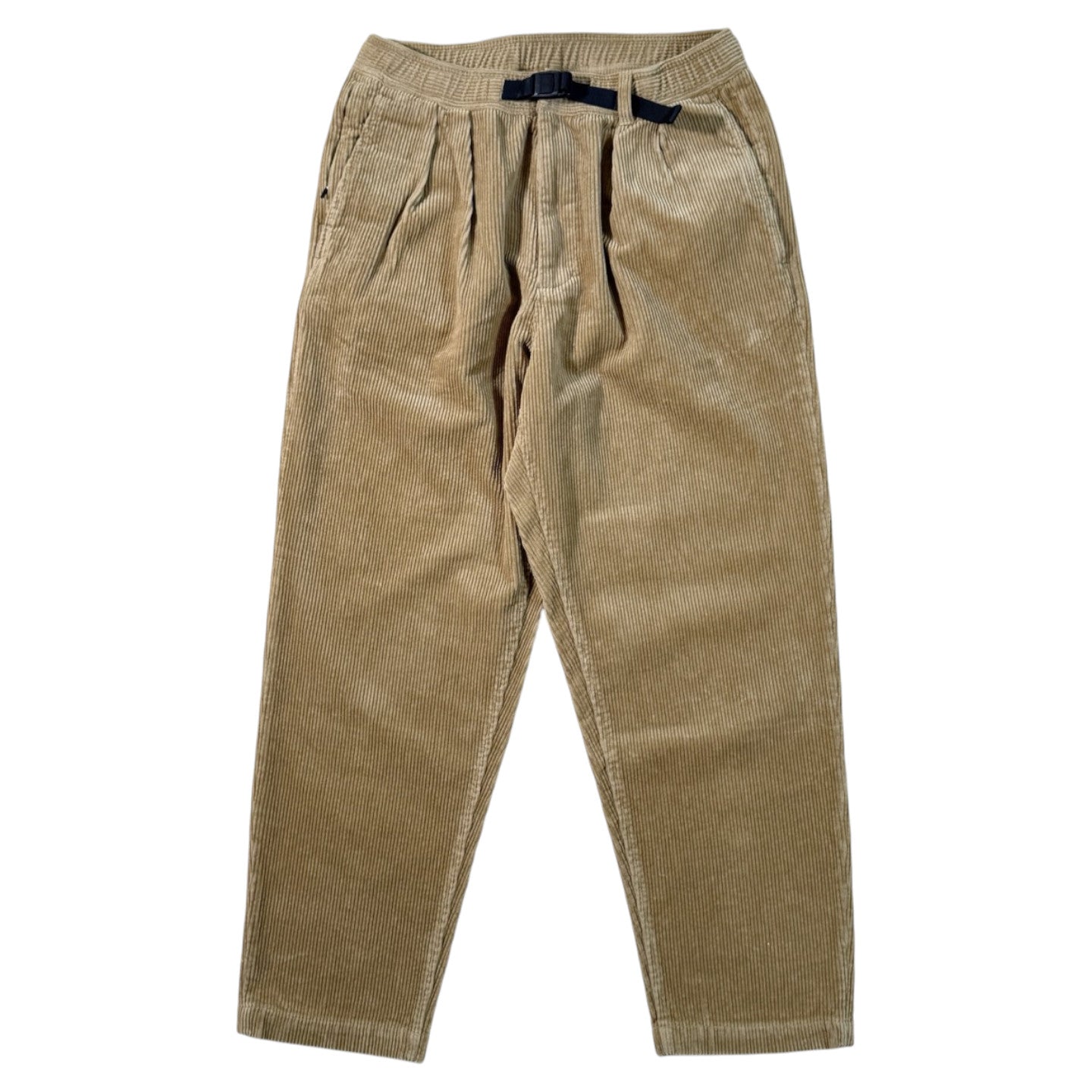 BMS Webbing baggy tapered CORDUROY PANTS - HLY & CHOCCICO