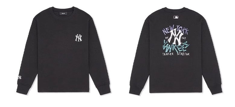 MLB Unisex Basic Street Big Logo Long Sleeve Tee - HLY & CHOCCICO