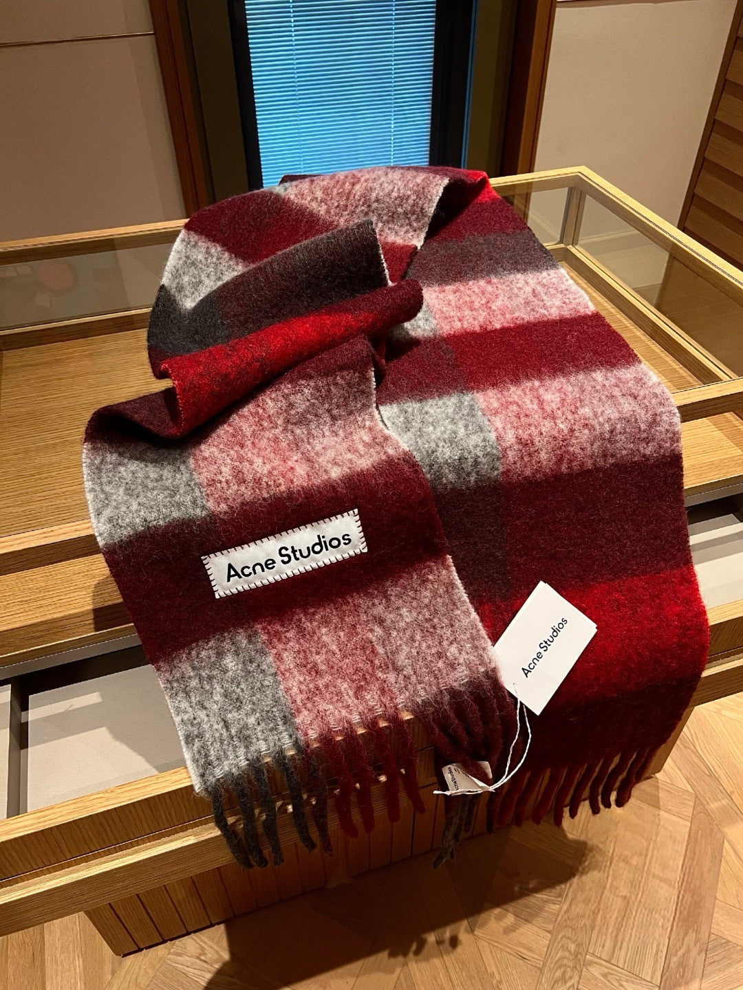 Acne Vally Plaid Wool Scarf 🌈8個色 - HLY & CHOCCICO
