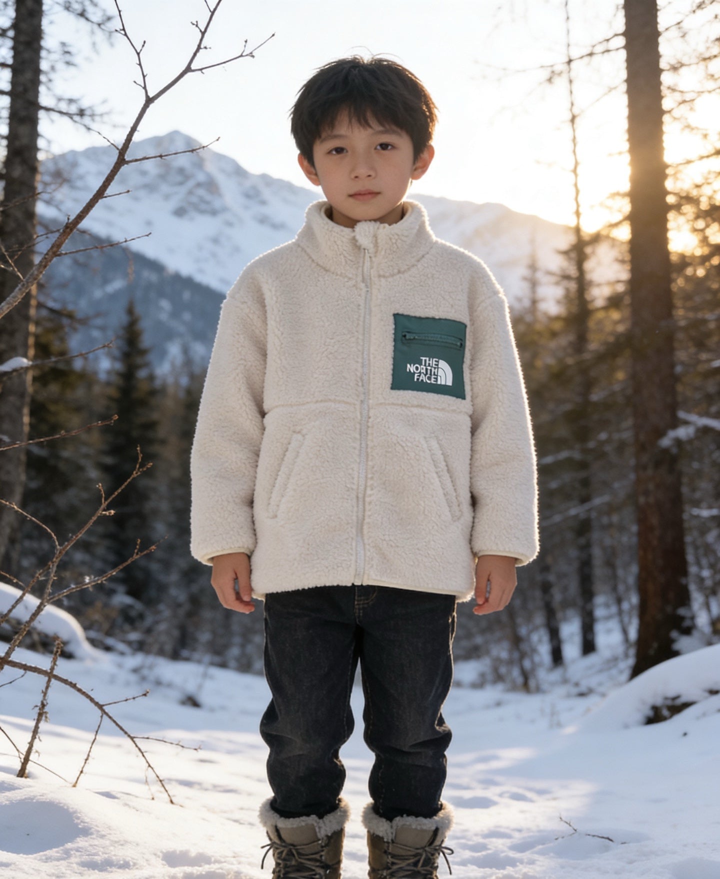 TNF Kids Shearling Coat - HLY & CHOCCICO