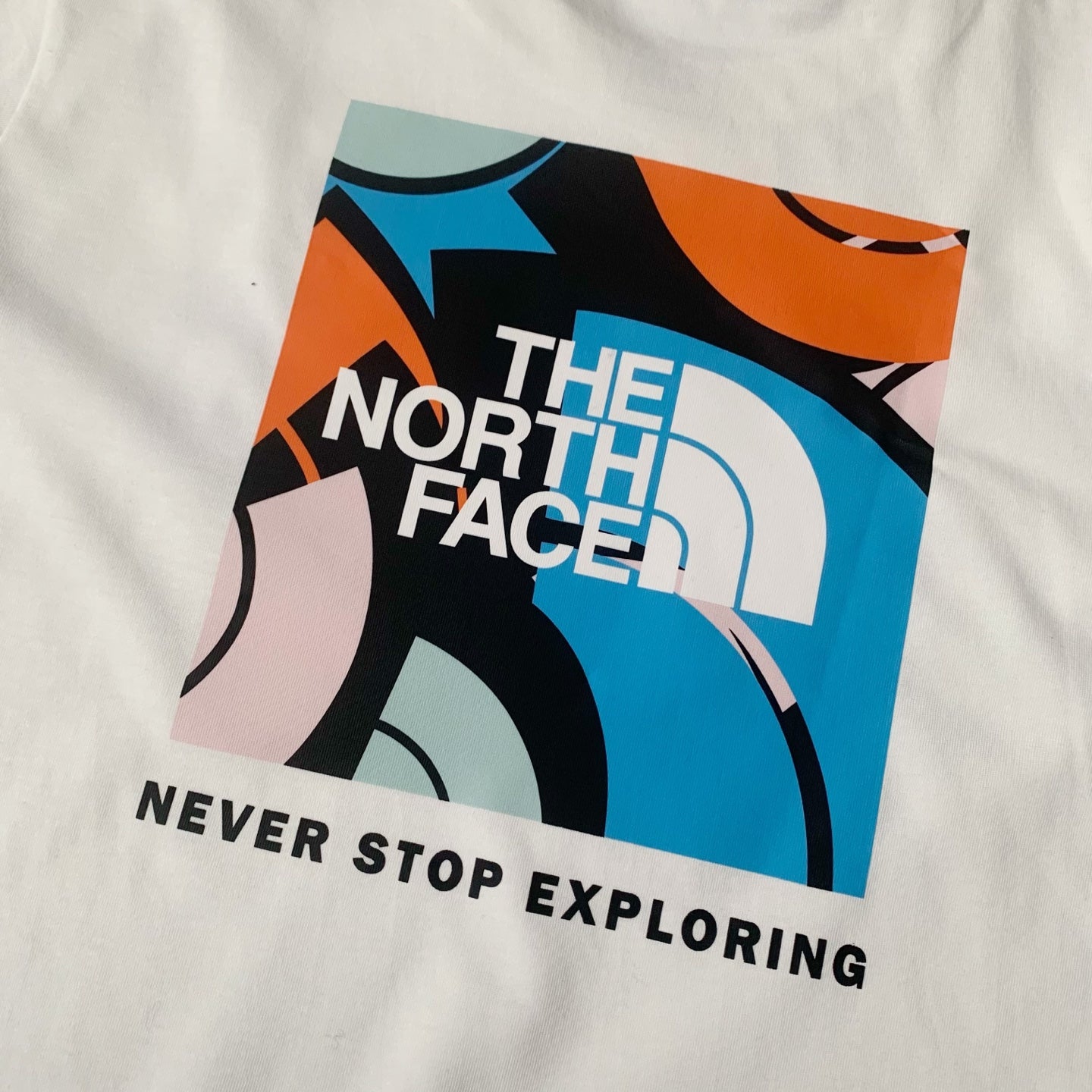 TNF Relaxed Puzzle Box Logo Tee - HLY & CHOCCICO