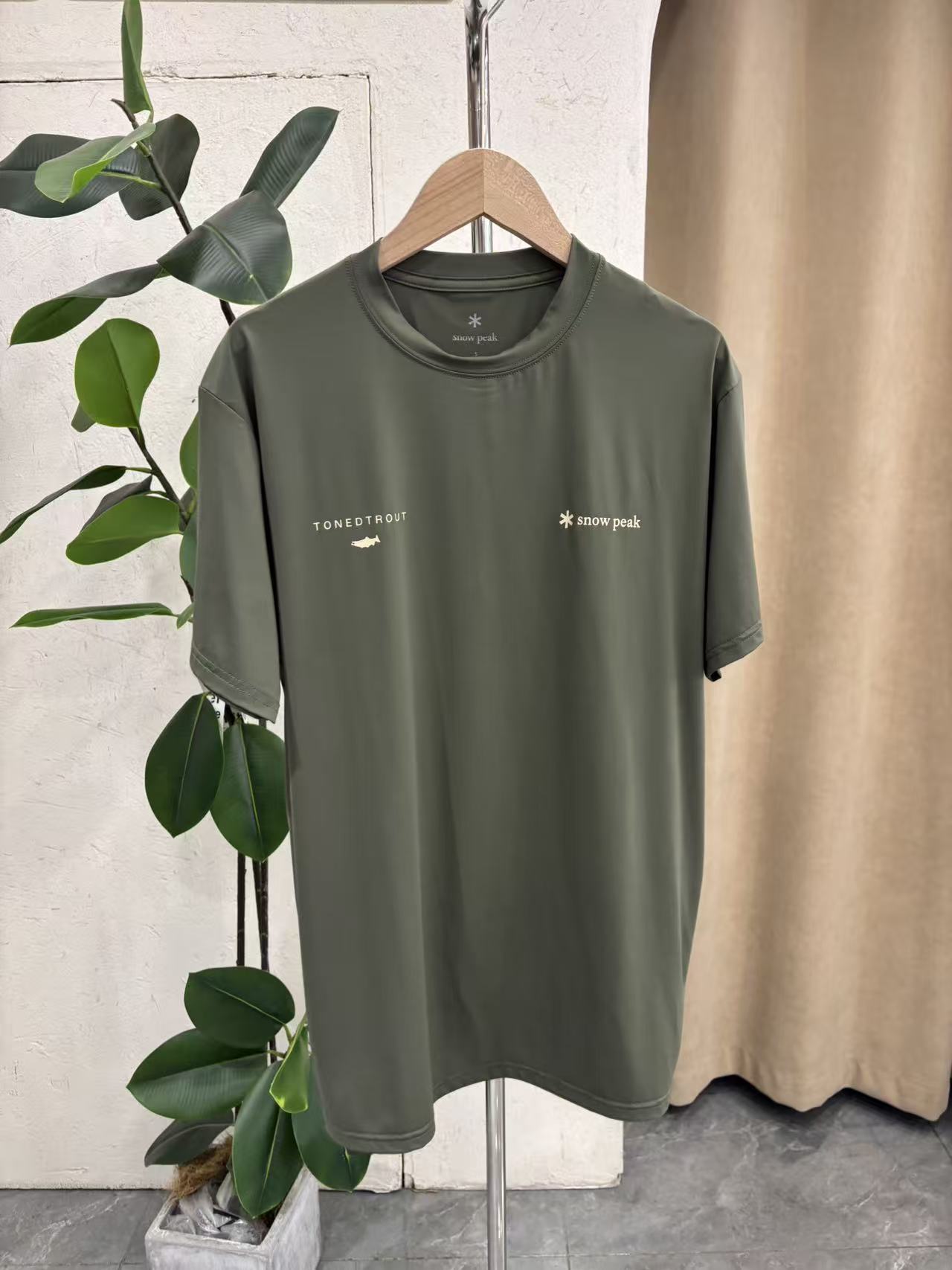 Snow Peak x Tonedtrout Quick Drying Tee