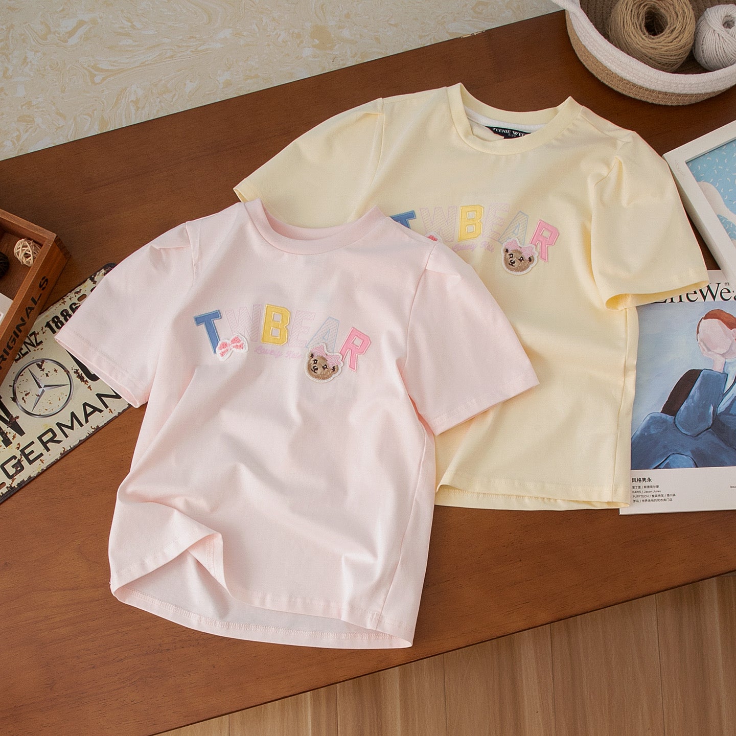 🌟While stocks last🌟 Candy Bear Pastel Kids Tee