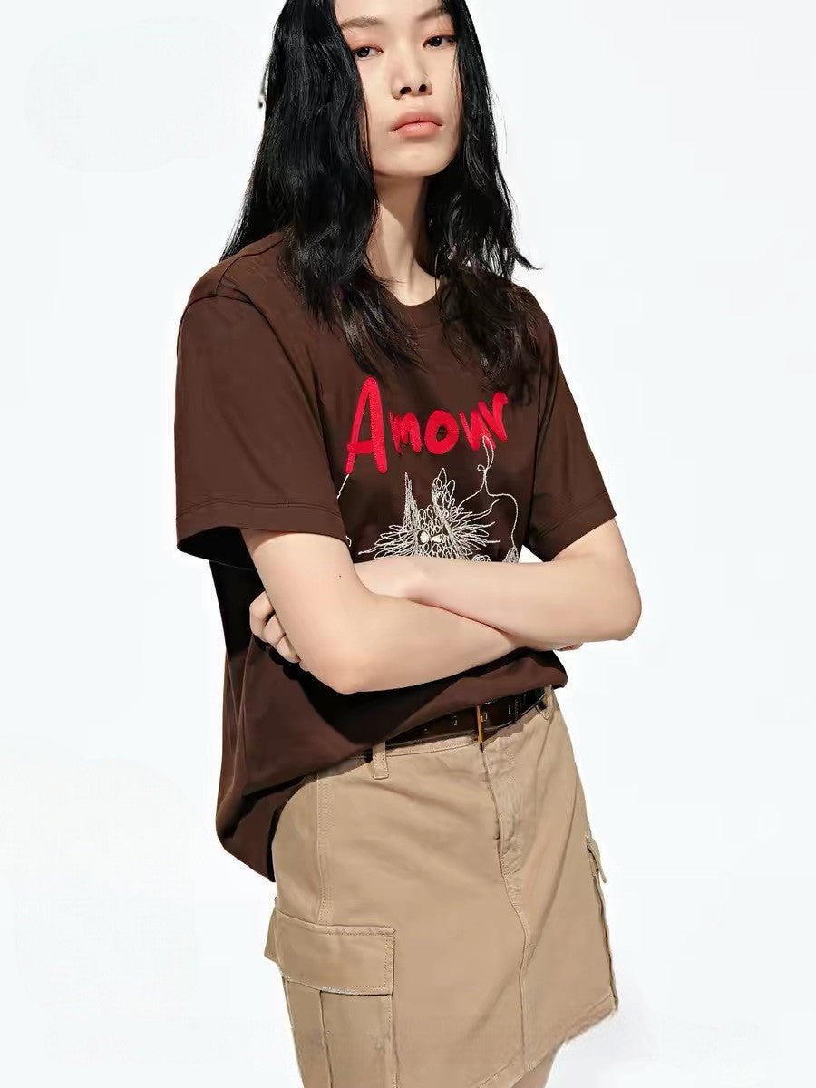 Amour Graffiti Cat Tee