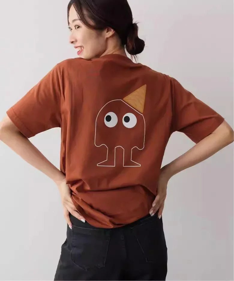 IENA Print Short Sleeve Tee - HLY & CHOCCICO
