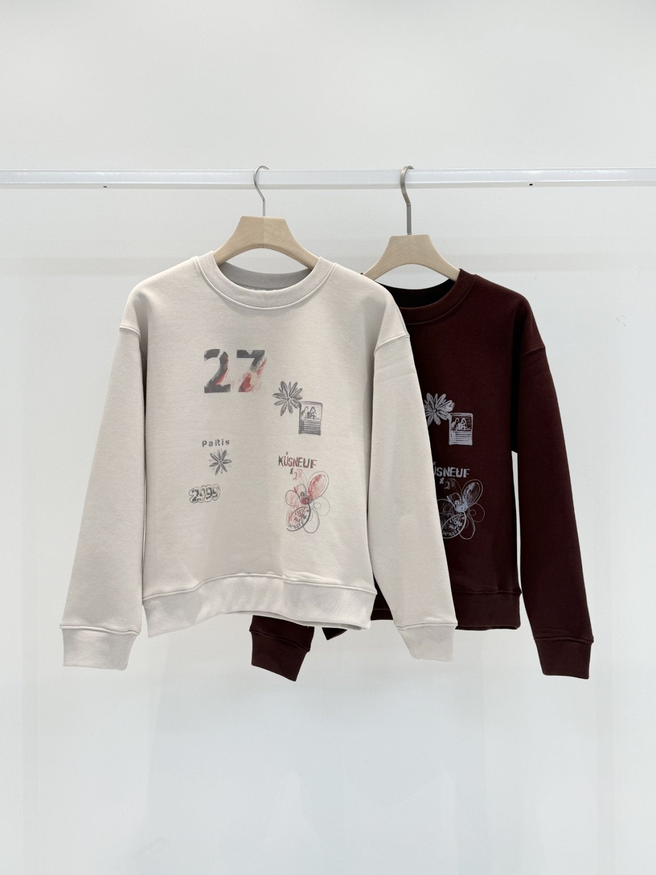 韓國直送 Forinechetti Sweatshirt - HLY & CHOCCICO