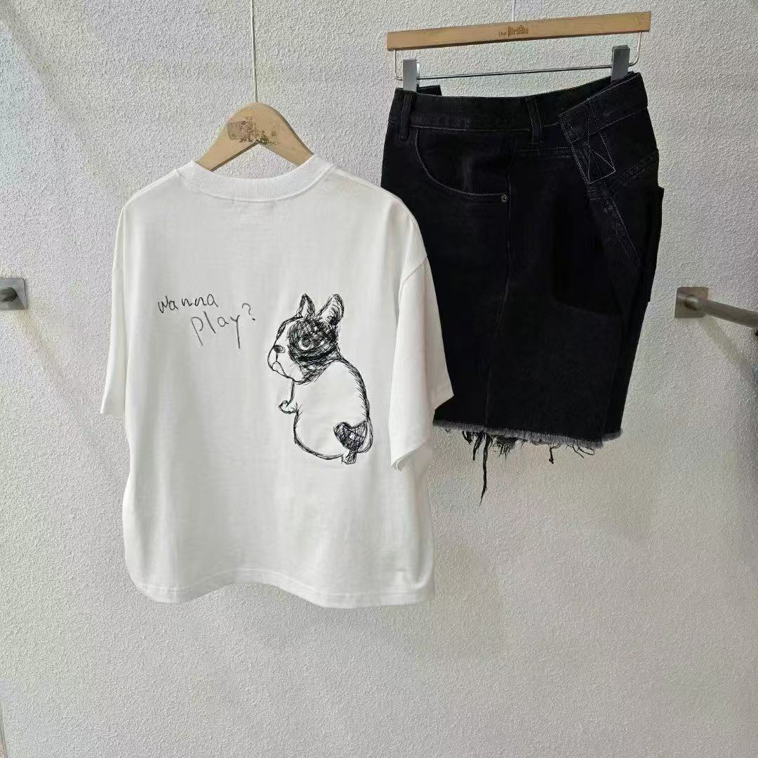 韓國直送 Joyful Doggo Tee - HLY & CHOCCICO