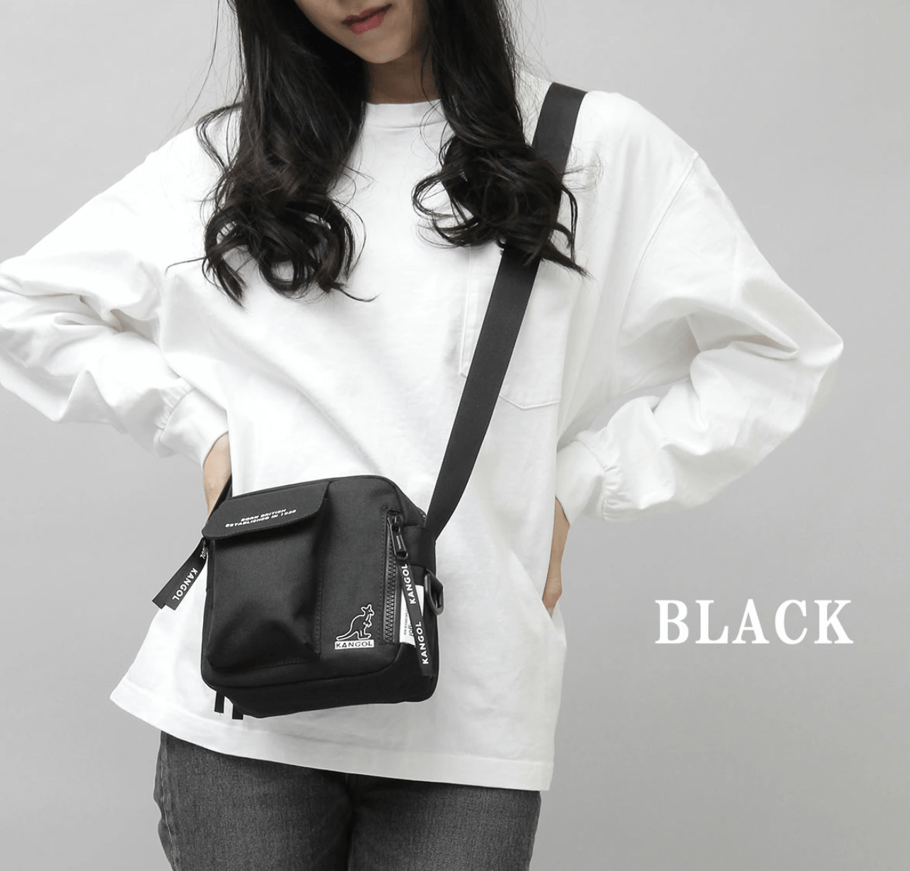 日本直送Kangol 2L Layer Type Square Shoulder Bag - HLY & CHOCCICO