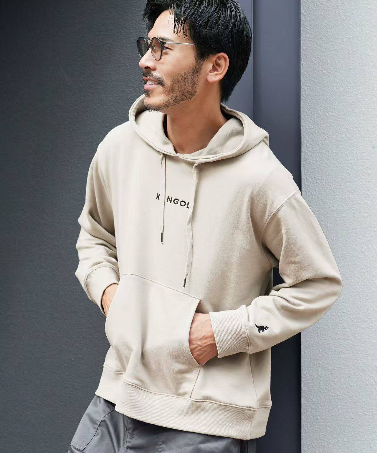 日本直送KANGOL 別注Embroidered Hoodie Sweatshirt Hoodie - HLY & CHOCCICO