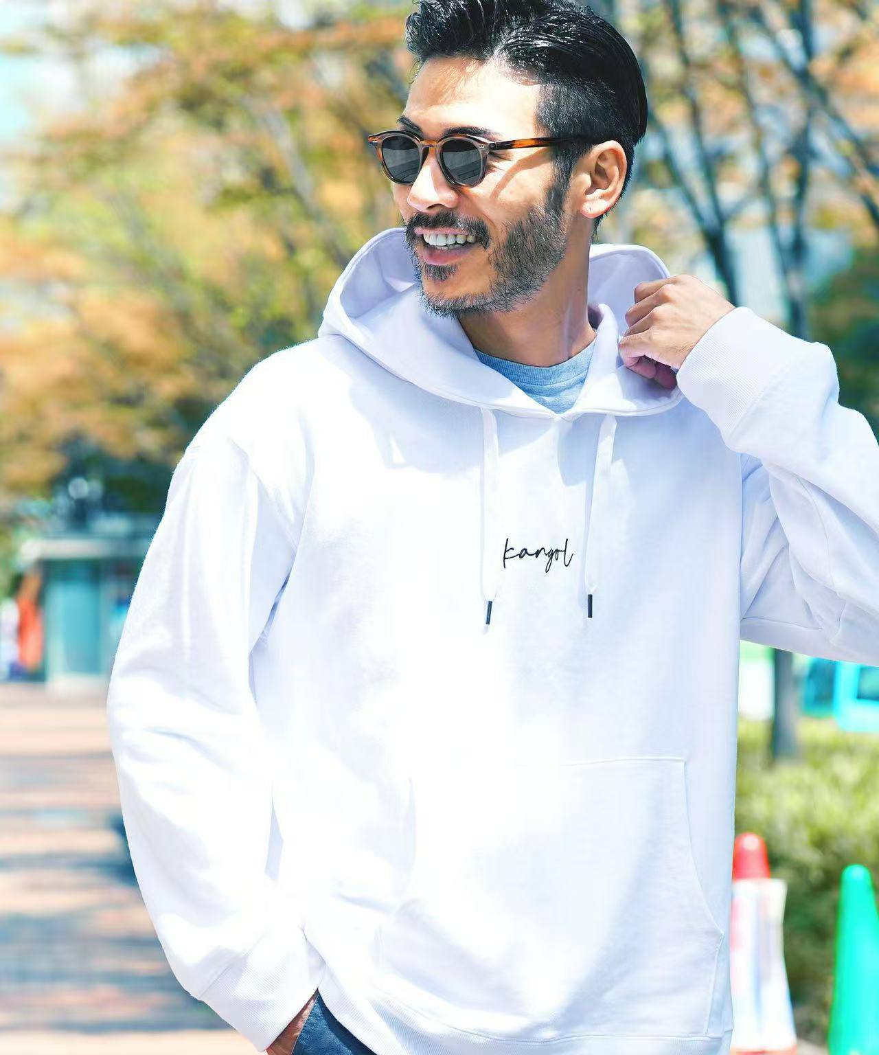 日本直送KANGOL 別注Embroidered Hoodie Sweatshirt Hoodie - HLY & CHOCCICO