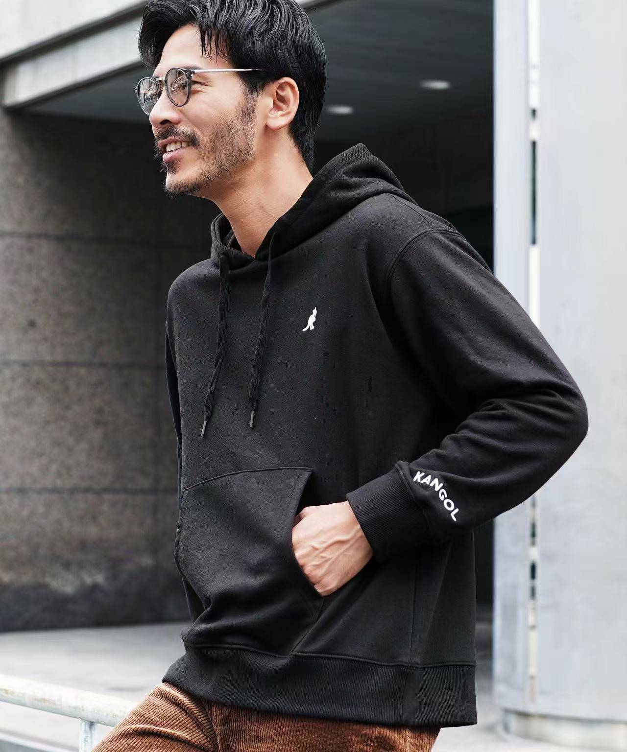 日本直送KANGOL 別注Embroidered Hoodie Sweatshirt Hoodie - HLY & CHOCCICO