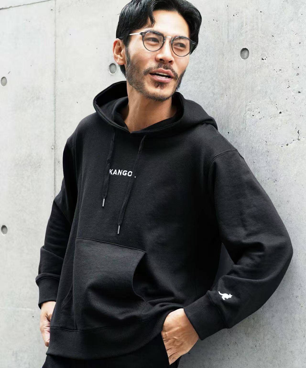 日本直送KANGOL 別注Embroidered Hoodie Sweatshirt Hoodie - HLY & CHOCCICO