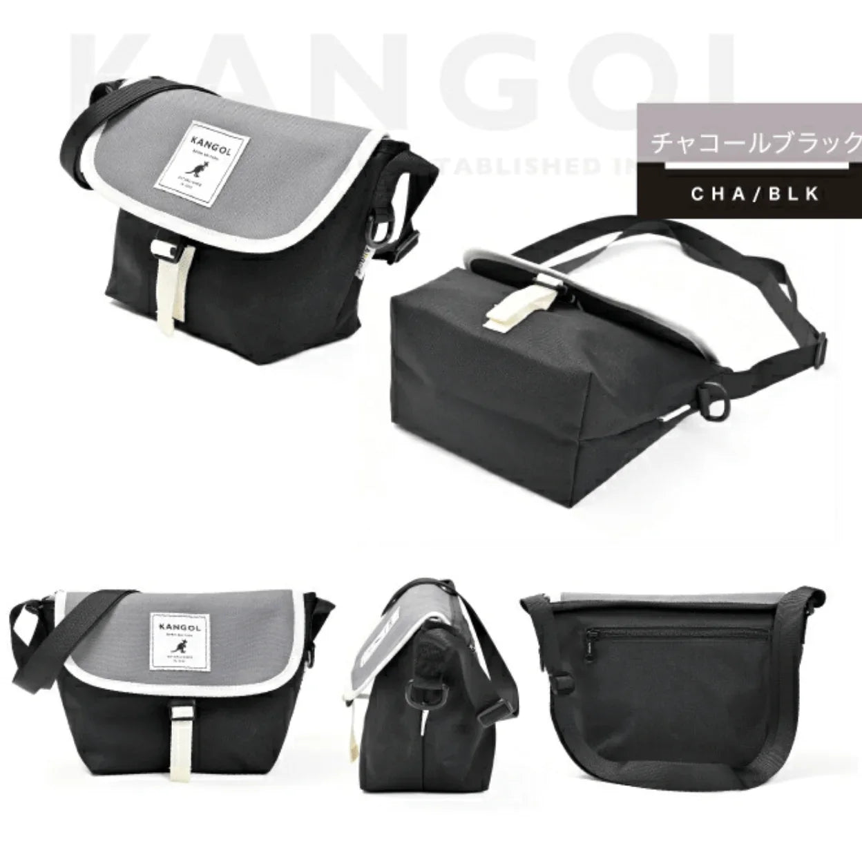 日本直送KANGOL Shoulder Bag 尼龍斜孭袋 ✨3色選擇✨ - HLY & CHOCCICO