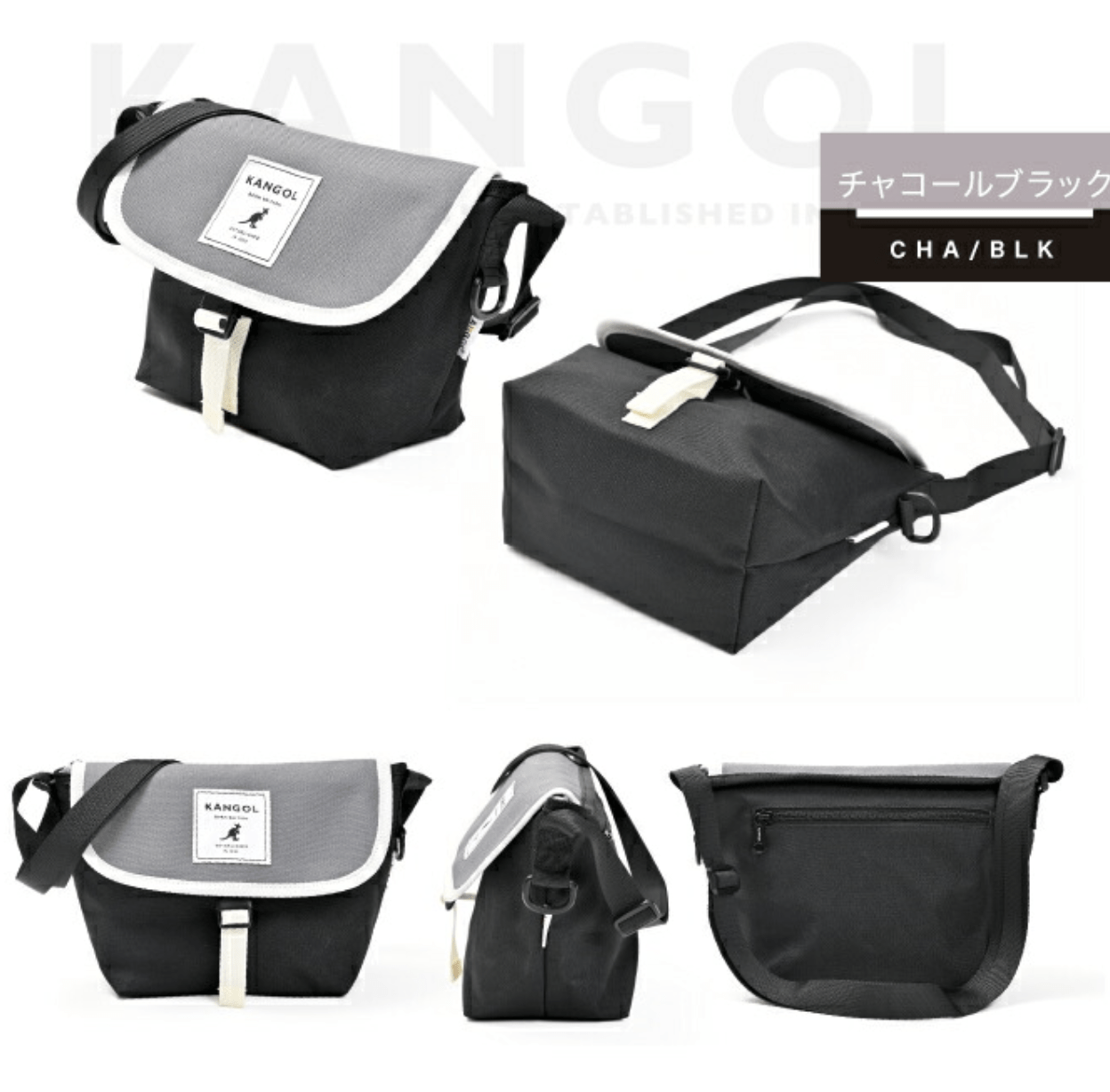 日本直送KANGOL Shoulder Bag 尼龍斜孭袋 ✨3色選擇✨ - HLY & CHOCCICO