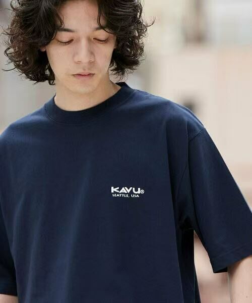 日本直送KAVU USA logo Tee - HLY & CHOCCICO