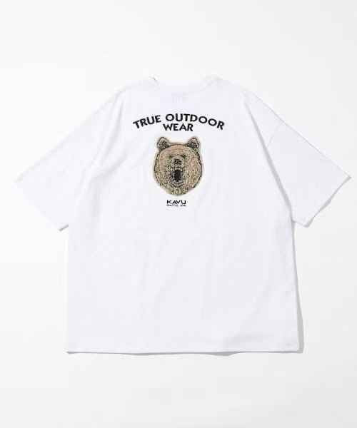 日本直送KAVU×FREAK'S STORE Animal Back Print Crew Neck Tee