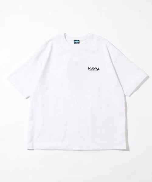 日本直送KAVU×FREAK'S STORE Animal Back Print Crew Neck Tee