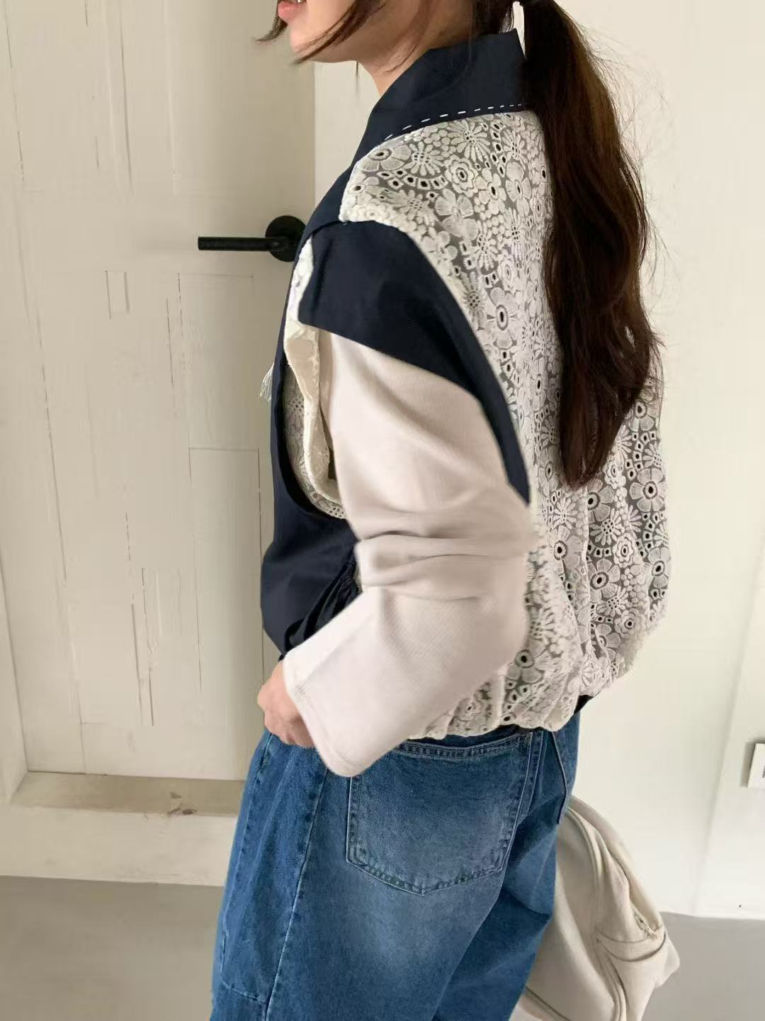 韓國直送Lace layered tank top HLY & CHOCCICO