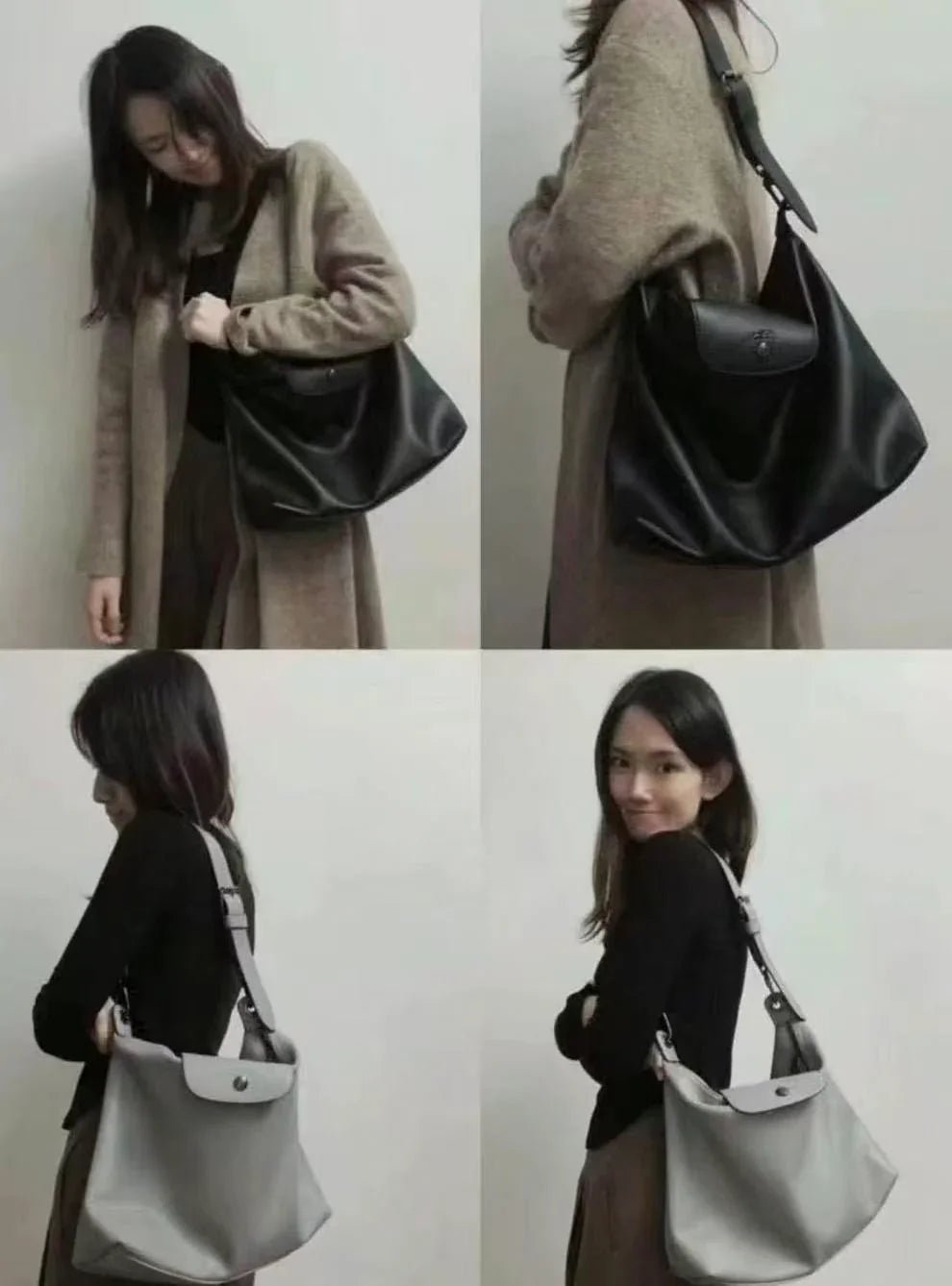 Le Pliage Xtra 半月形單肩包 - HLY & CHOCCICO