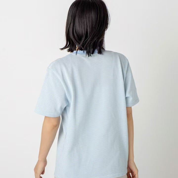 L.L.Bean Summer Short Sleeve Tee HLY & CHOCCICO
