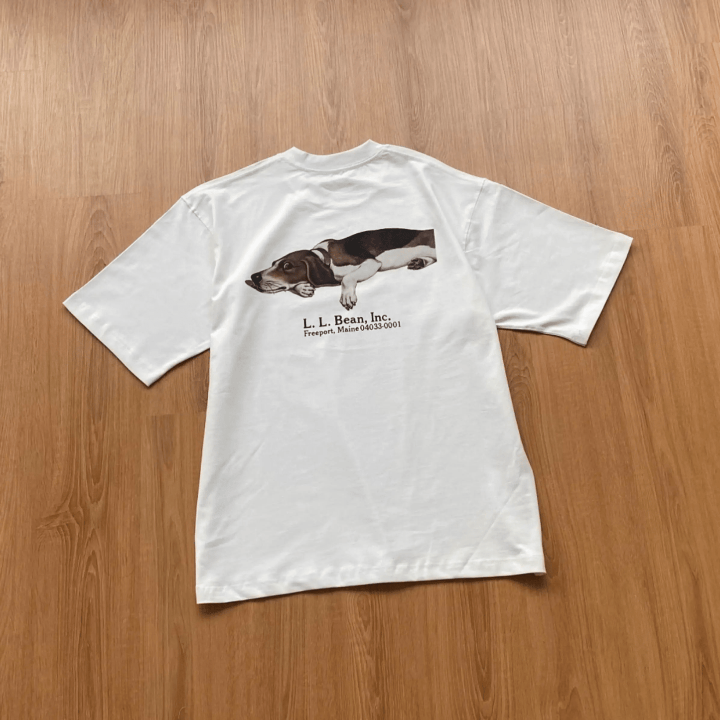 L.L.Bean x BEAMS 限定綠標印花短袖 T-SHIRT HLY & CHOCCICO