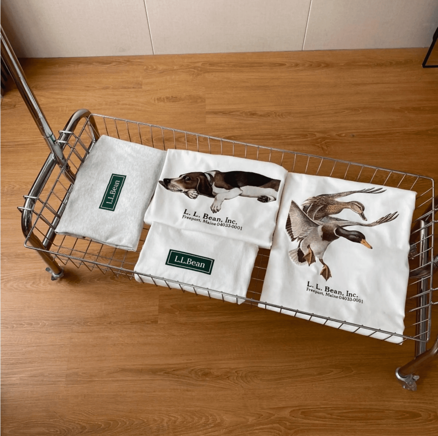 L.L.Bean x BEAMS 限定綠標印花短袖 T-SHIRT HLY & CHOCCICO