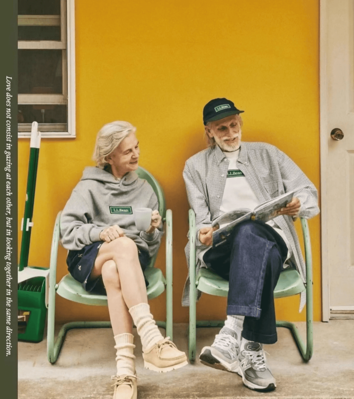 L.L.Bean x BEAMS 限定綠標印花短袖 T-SHIRT HLY & CHOCCICO