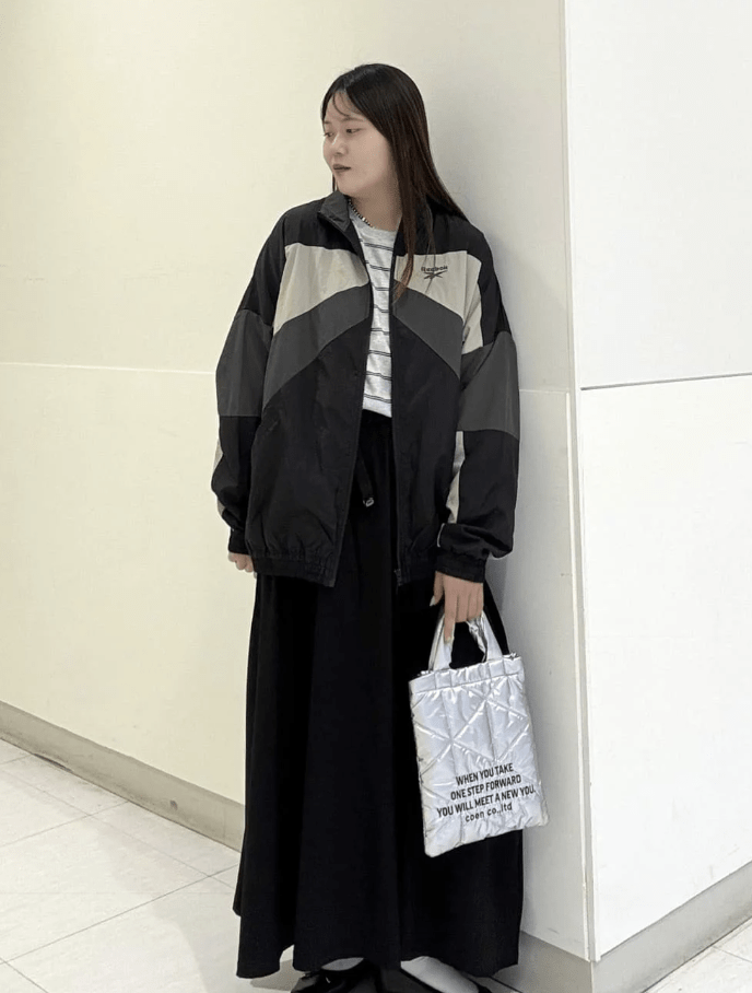 日本直送 Logo Embroidery Geometric Pattern Quilted 2way Shoulder Bag - HLY & CHOCCICO