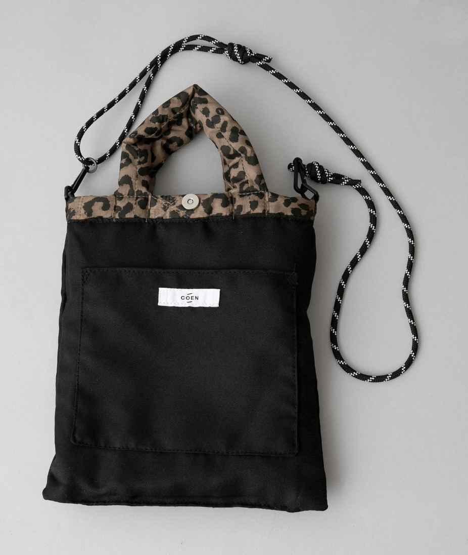 日本直送 Logo Embroidery Geometric Pattern Quilted 2way Shoulder Bag - HLY & CHOCCICO