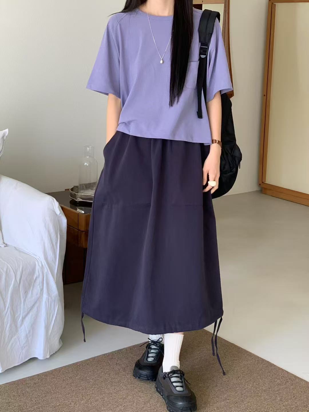 韓國直送Lounge Style Skirt HLY & CHOCCICO