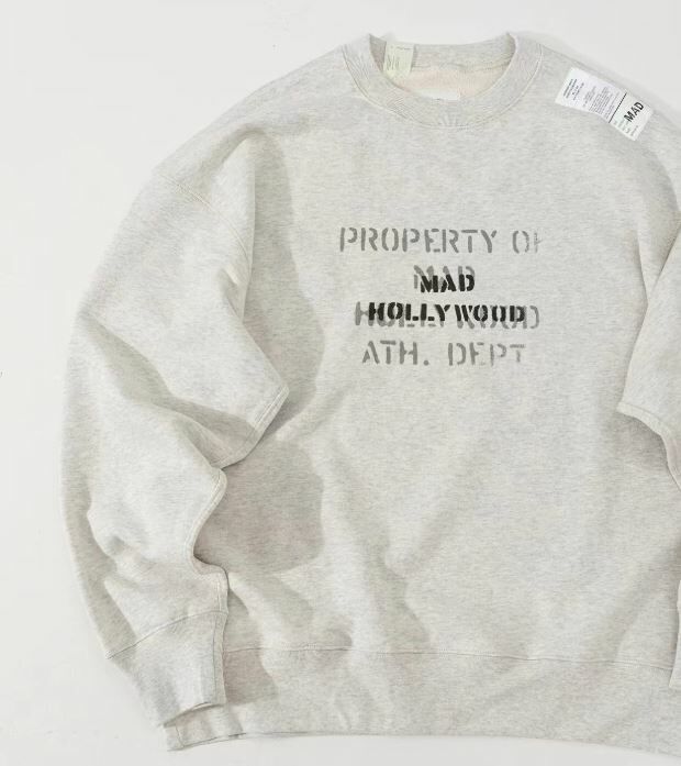 MADNESS X N.HOOLYWOOD SWEATER 10TH CREW NECK SWEATSHIRT - HLY & CHOCCICO