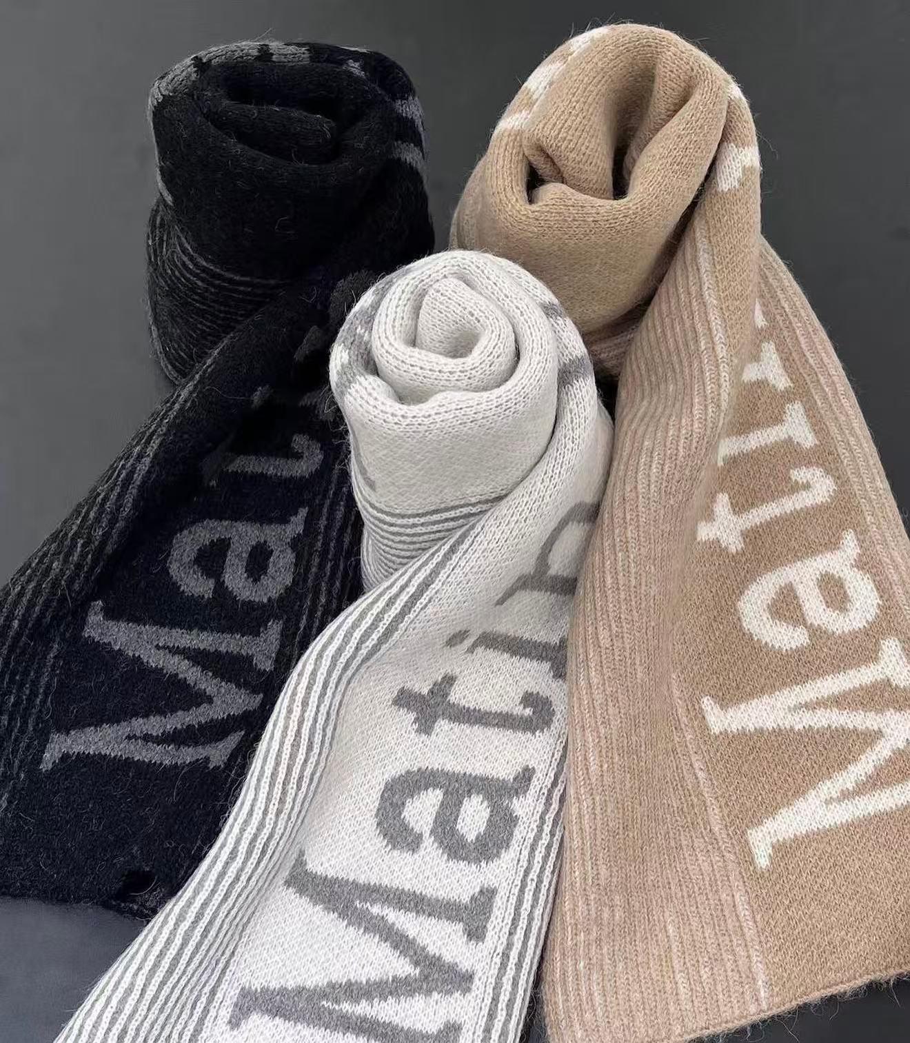 MATIN KIM STRIPE MUFFLER - HLY & CHOCCICO